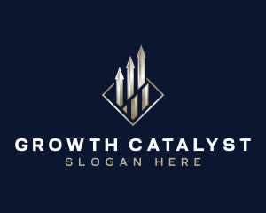 Investment Finance Arrow logo design