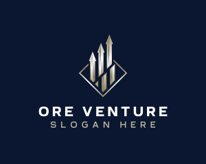 Investment Finance Arrow logo design