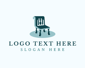 Seat - Chair Seat Upholstery logo design