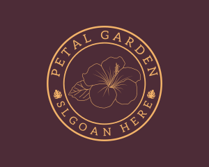 Elegant Botanical Flower logo design