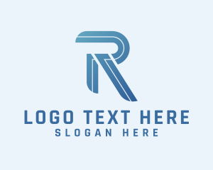 Modern Business Company Letter R logo