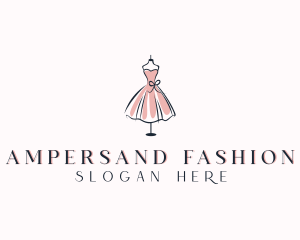 Dress Fashion Stylist logo design