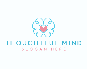 Mental Heart Brain logo design