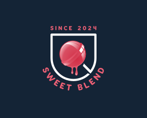 Sweet Lollipop Candy logo design