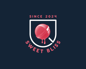 Sweet Lollipop Candy logo design