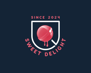 Sweet Lollipop Candy logo design