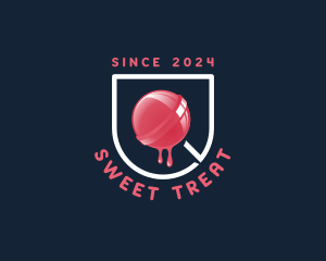 Sweet Lollipop Candy logo design