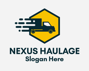 Delivery Trucking Distributor logo design