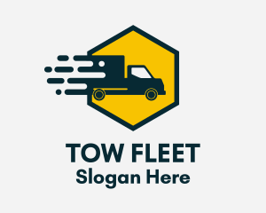 Delivery Trucking Distributor logo design