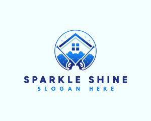 Power Wash Cleaning Residential logo design