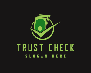 Check Dollar Bill logo design