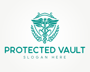 Medical Shield Emblem  logo design