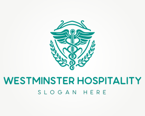 Medical Shield Emblem  logo design