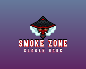  Ninja Warrior Smoke logo design