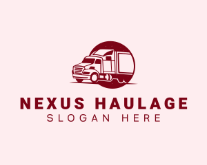 Logistic Freight Truck logo design