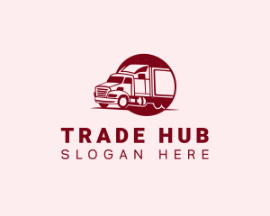 Logistic Freight Truck logo design