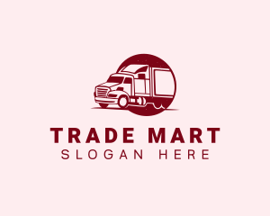 Logistic Freight Truck logo design