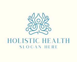 Holistic Yoga Health logo design