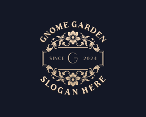 Floral Garden Wedding logo design