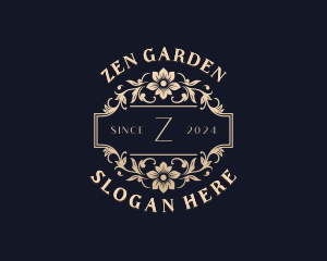 Floral Garden Wedding logo design