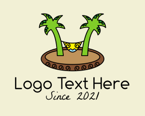 Tropical Beach Hammock  logo