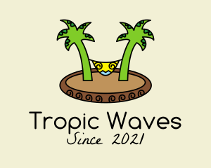 Tropical Beach Hammock  logo