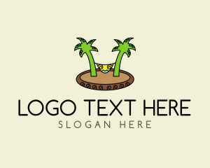 Tropical Beach Hammock  logo