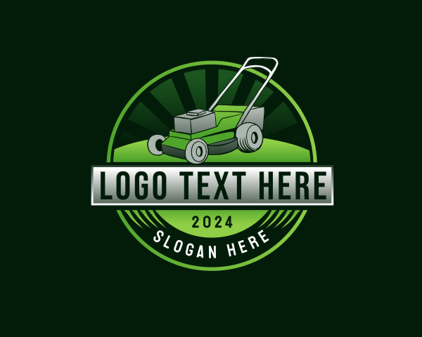 Lawn Mower Landscaping logo