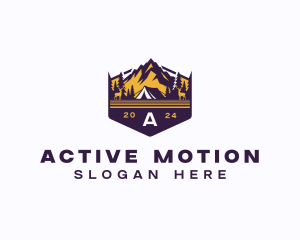 Adventure Mountain Camp logo design