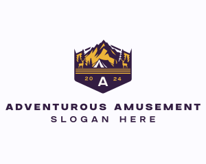 Adventure Mountain Camp logo design