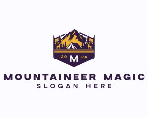 Adventure Mountain Camp logo design