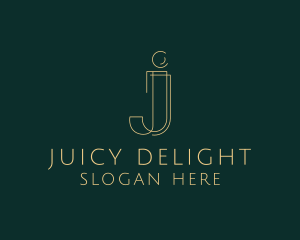 Elegant Boutique Letter J logo design