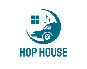 Auto Vehicle House  logo design