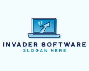 Digital Laptop Computer logo design