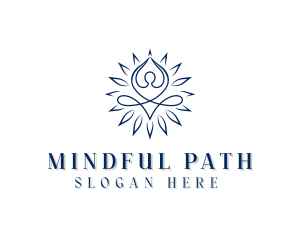 Yoga Flower Spa logo design