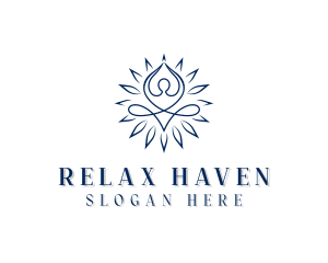 Yoga Flower Spa logo design