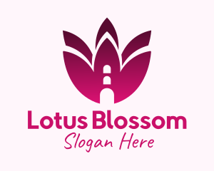 Lotus Wellness Home logo design