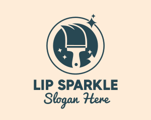 Sparkle Paint Brush logo design