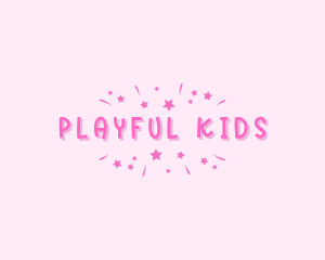 Kids Girly Daycare  logo design