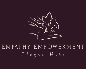 Lotus Flower Therapist logo design