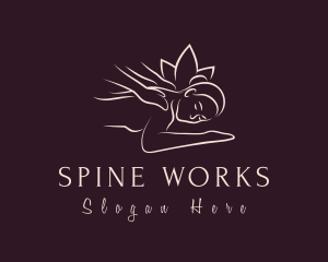 Lotus Flower Therapist logo design