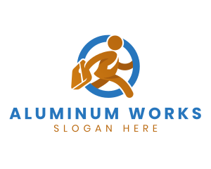 Employee Work Businessman logo design