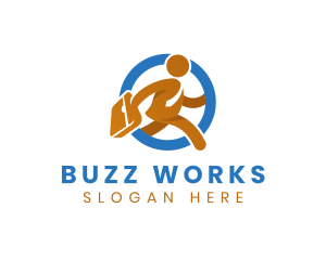 Employee Work Businessman logo design