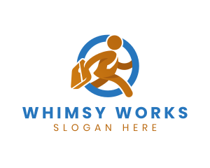 Employee Work Businessman logo design