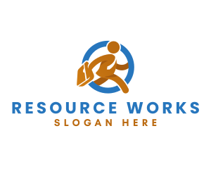 Employee Work Businessman logo