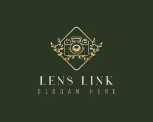 Camera Lens Photography logo design