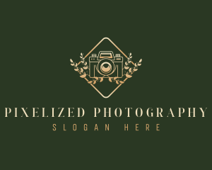 Camera Lens Photography logo design