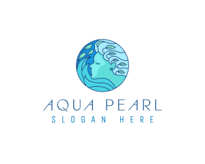 Woman Ocean Goddess logo