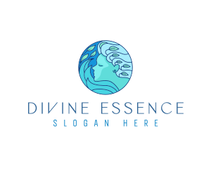 Woman Ocean Goddess logo