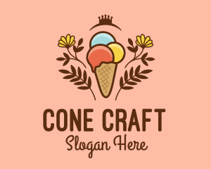 Flower Ice Cream  logo